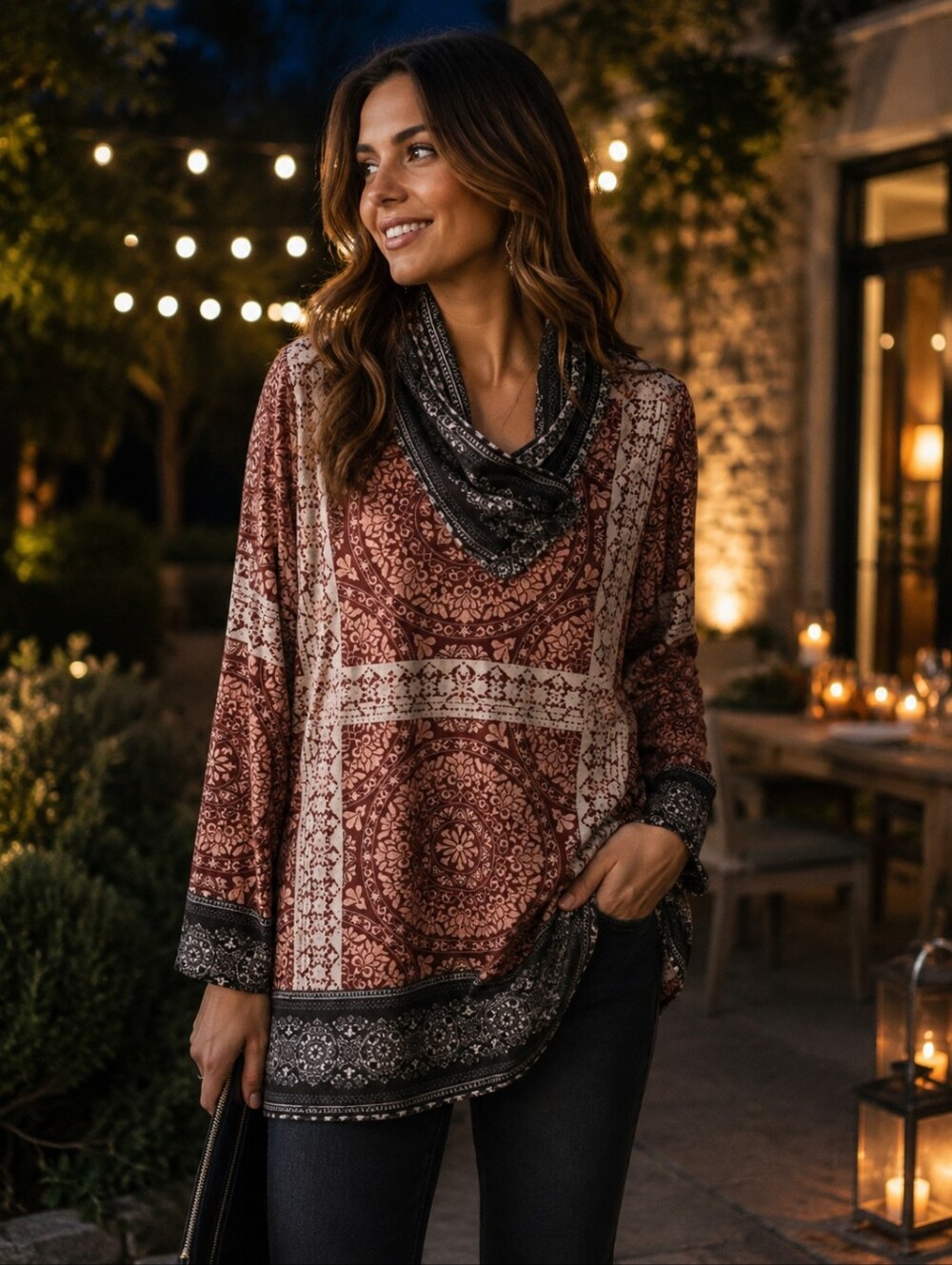 💖Elegant Women's Patterned Top